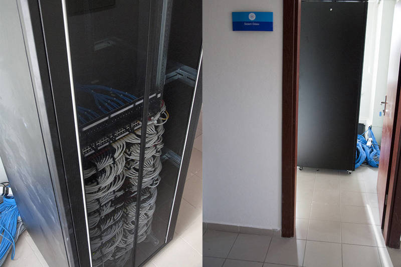 FACULTY OF EDUCATION NETWORK INFRASTRUCTURE AND TURNSTILE SYSTEM WAS BUILT
